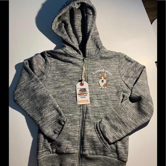 Girls Woof Hoodie
